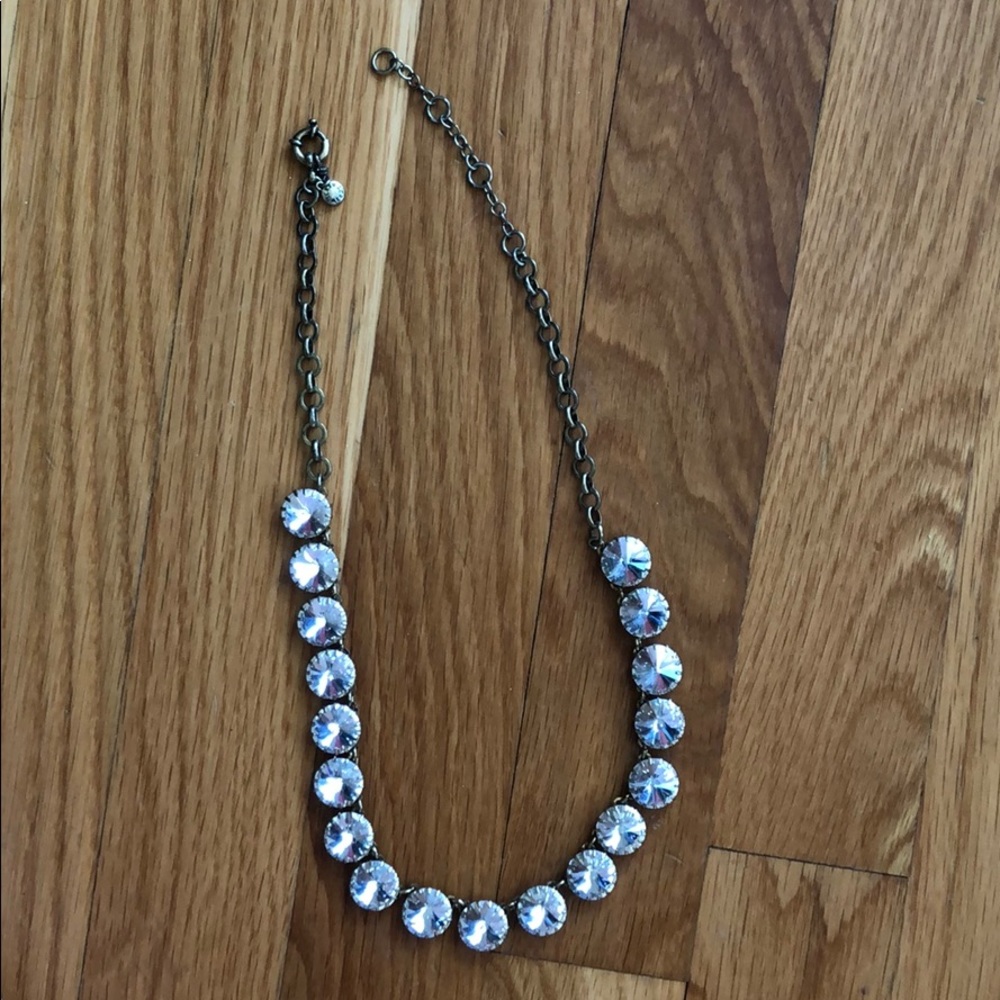 J . Crew crystal statement necklace.